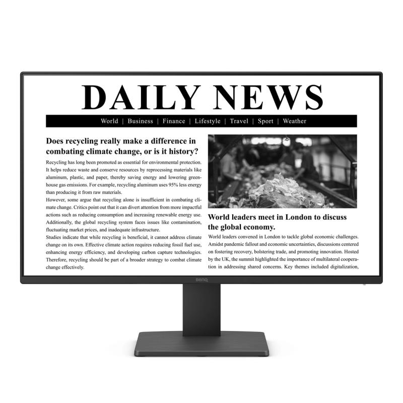 Monitor Consumer BenQ GW2491, 24", 1920 x 1080 pixeli, Black,