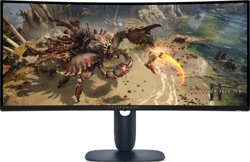Monitor Gaming Alienware AW3425DWM, 34", 3440 x 1440 pixeli, Black,