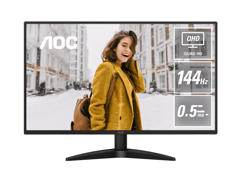 Monitor Gaming AOC Q27B36X, 27", 2560 x 1440 pixeli, Black,