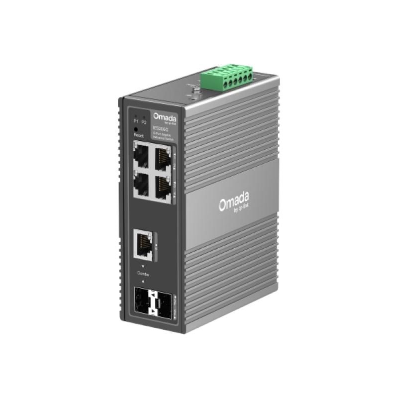 Omada 6-Port Gigabit Industrial Easy Managed Switch 4× Gigabit RJ45