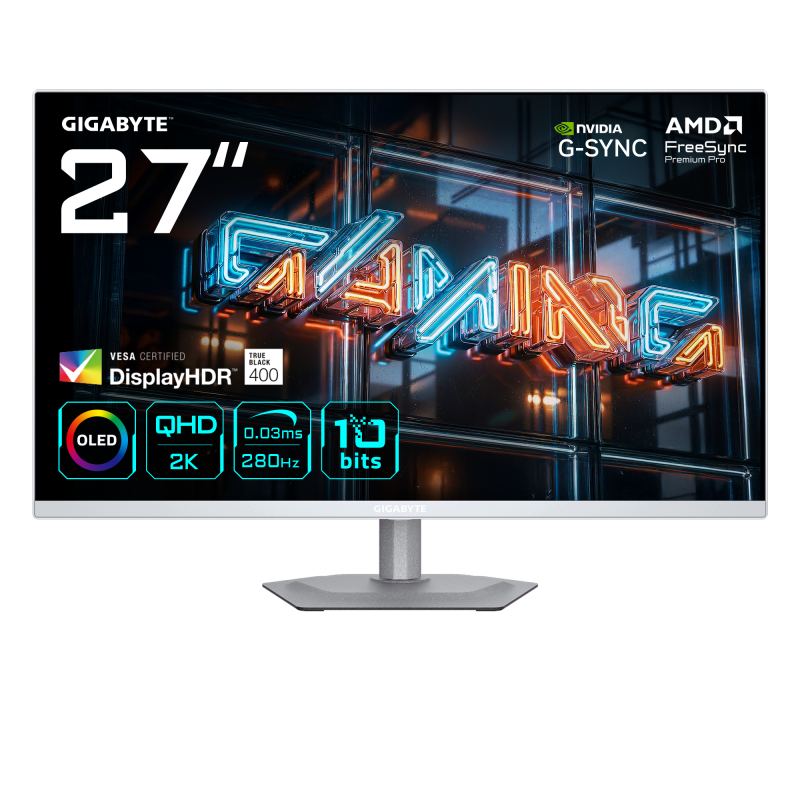 Monitor Gaming GIGABYTE MO27Q2A ICE, 27", 2560 x 1440 pixeli,