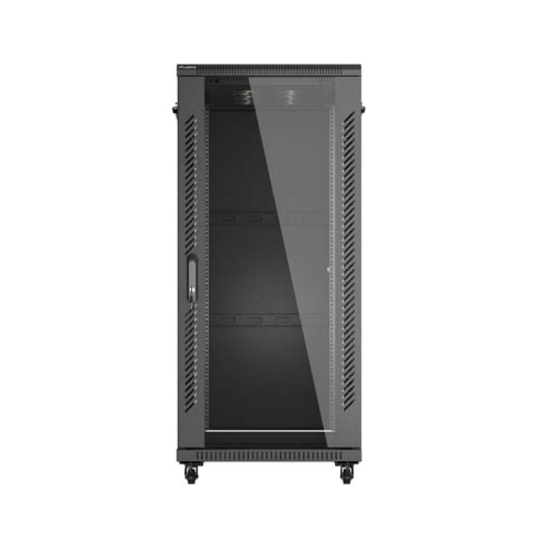 Dulap rack 19" perete 27U/600X1000 (FLAT PACK) WITH GLASS DOOR,