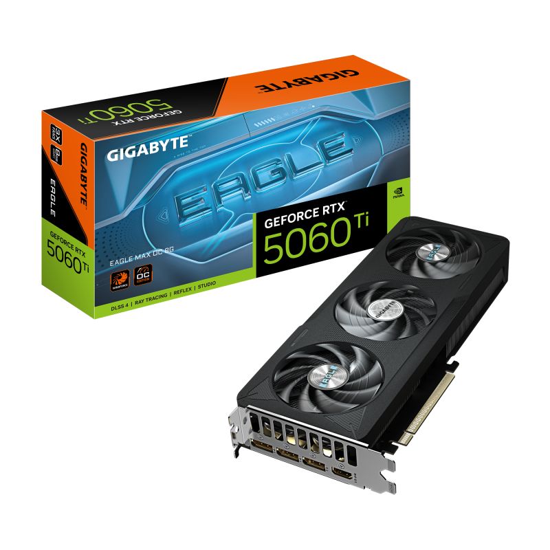 Placa video Gigabyte GeForce RTX 5060 Ti, 8GB GDDR7, PCI