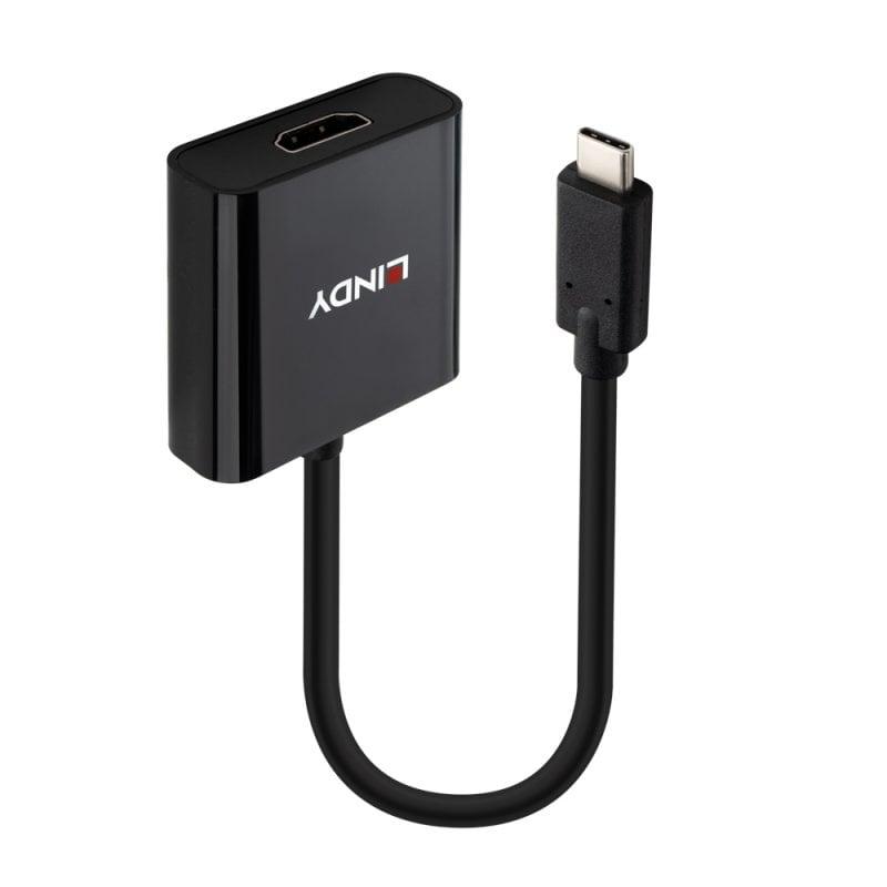 Converter Lindy USB Type C to HDMI 4K60, Supported Bandwidth: