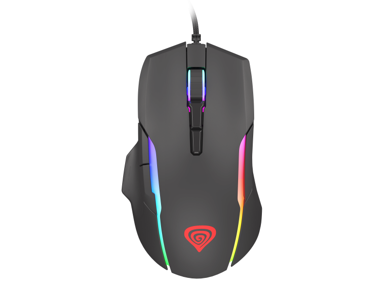 Mouse Gaming GENESIS Xenon 220 G2, 12800 DPI, negru