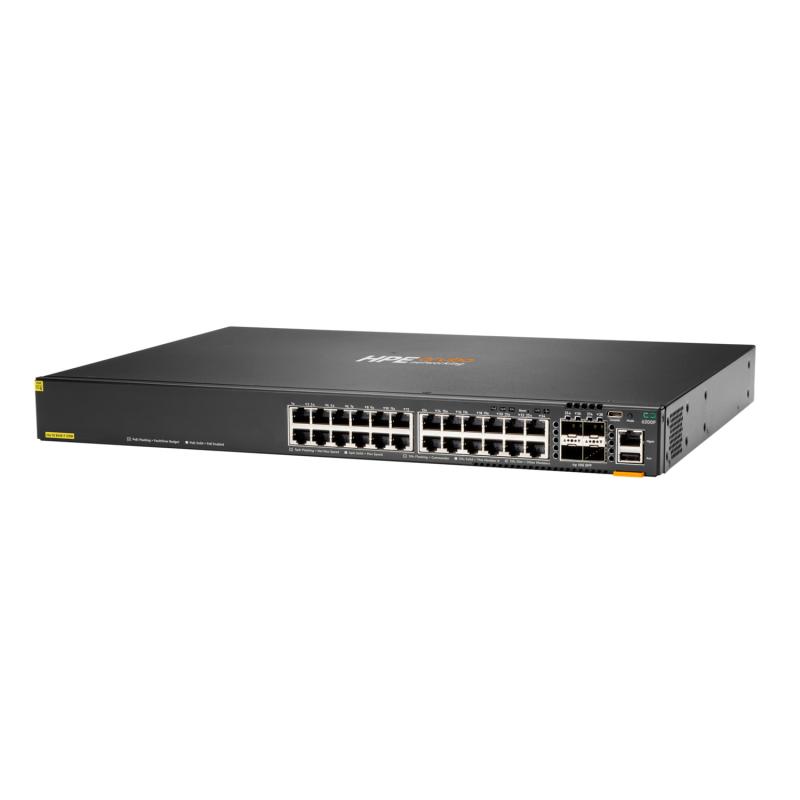 HPE Aruba Networking CX 6200F 24G Class4 PoE 4SFP+ 370W