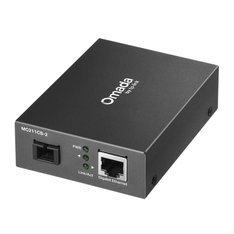 Convertor Media TP-Link Omada MC211CS-2 1 Gbps, 1310TX/1550RX nm, 2