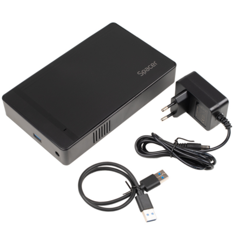 Rack HDD Spacer SPRK-35USB3-01, USB 3.2 Gen 1, SATA3, 3.5
