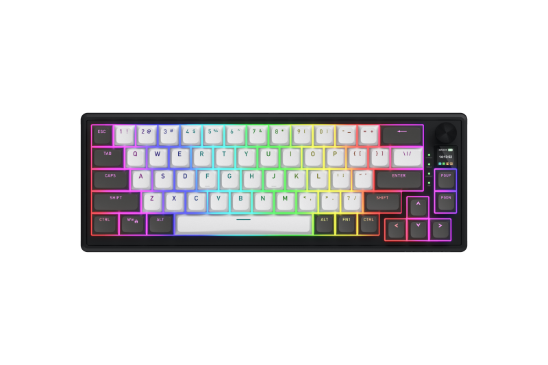 Tastatura Mecanica Gaming HATOR Skyfall Pro Wireless 65, RGB, Wireless,