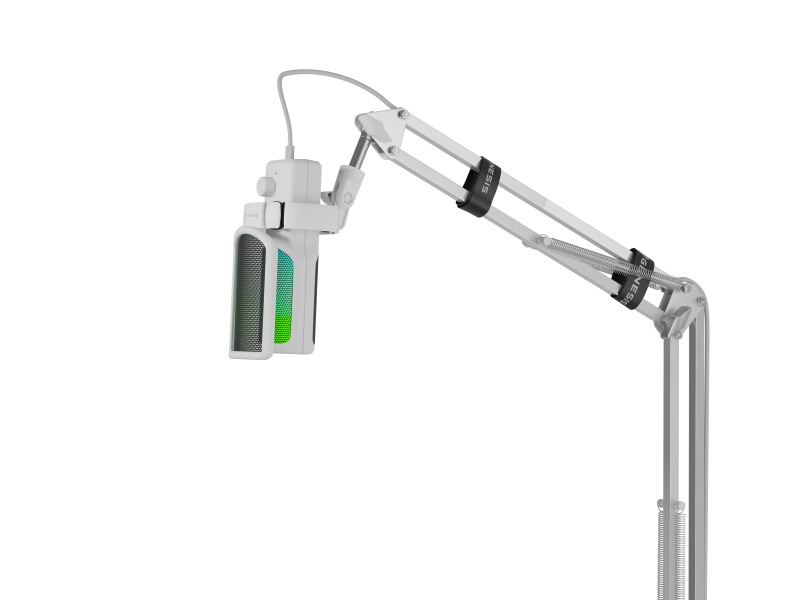 Microfon Genesis Radium 251, tip Condenser, USB, LED backlight