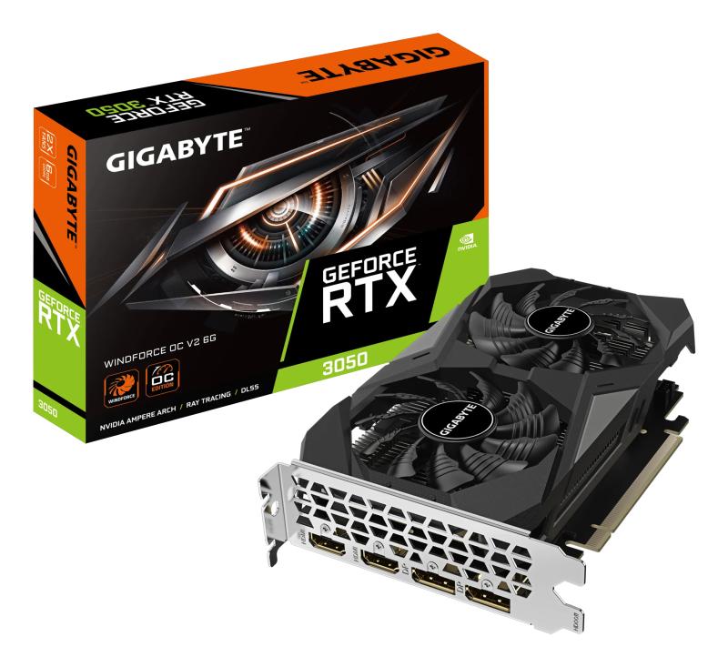 Placa video Gigabyte GeForce RTX 3050, 6GB GDDR6, PCI Express