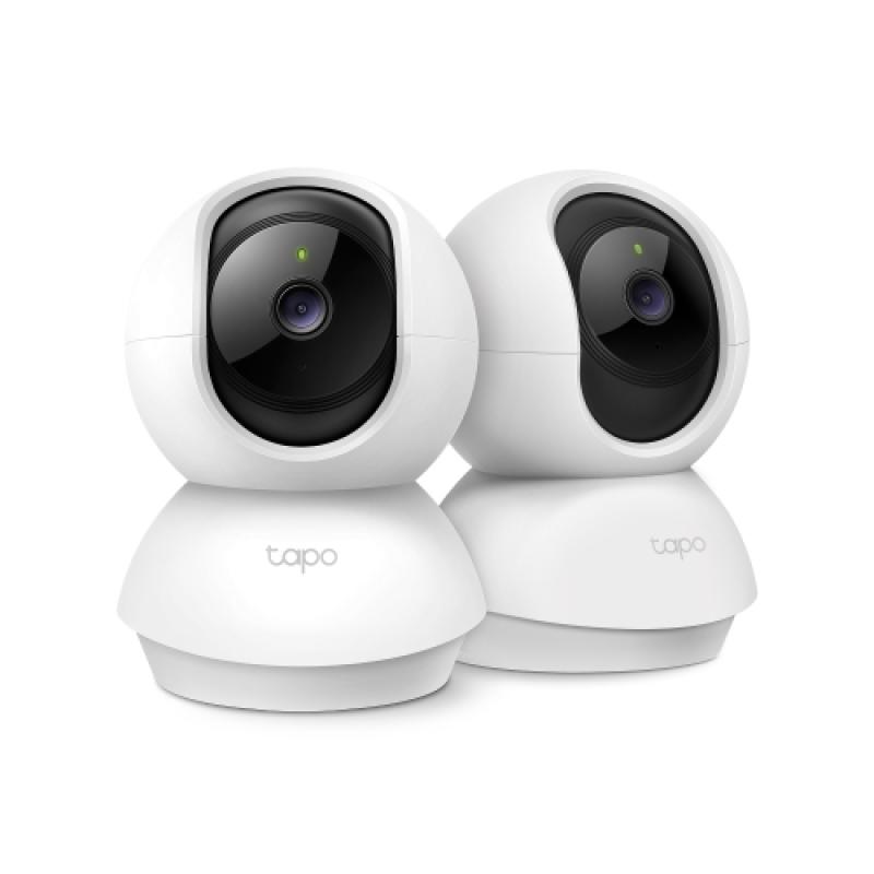 Pan/Tilt Home Security Wi-Fi Camera, 2-Pack SPEC: 2K (2304x1296), 2.4