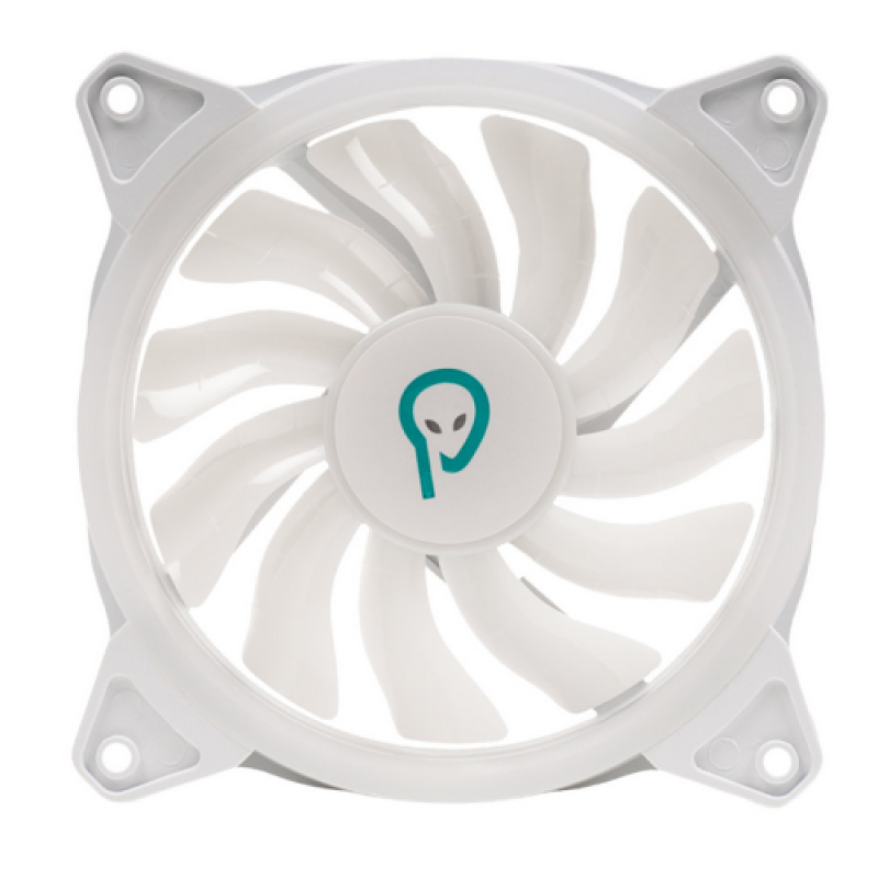Ventilator Carcasa SPACER SPFC-120-WH-ARGB, 12 cm, 2200 rpm, RGB