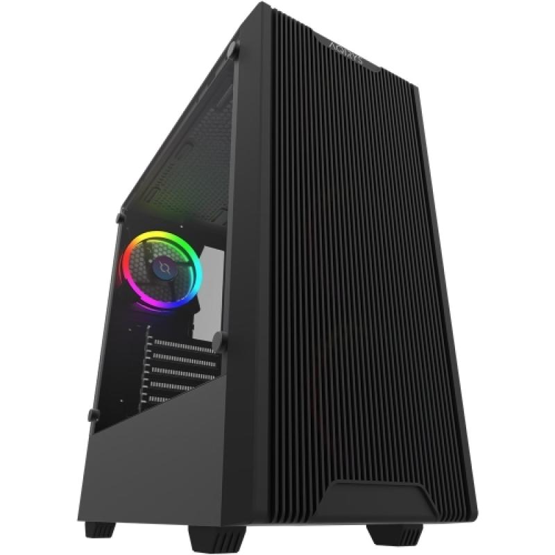 Carcasa AQIRYS Virgo, RGB, Mid Tower, Black