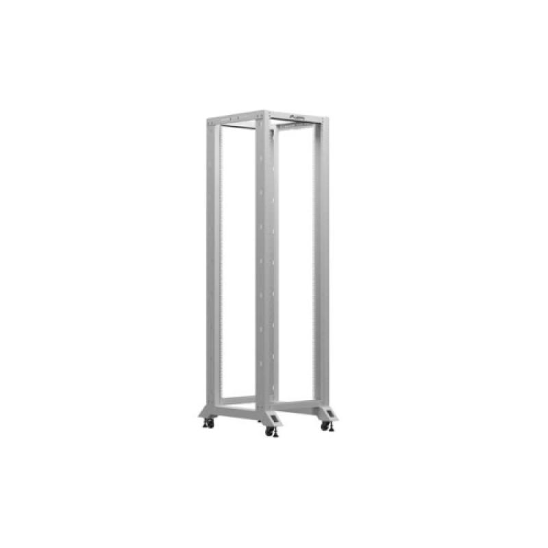 OPEN RACK 19" 42U 600X800 GREY LANBERG, Self-assembly, RAL color