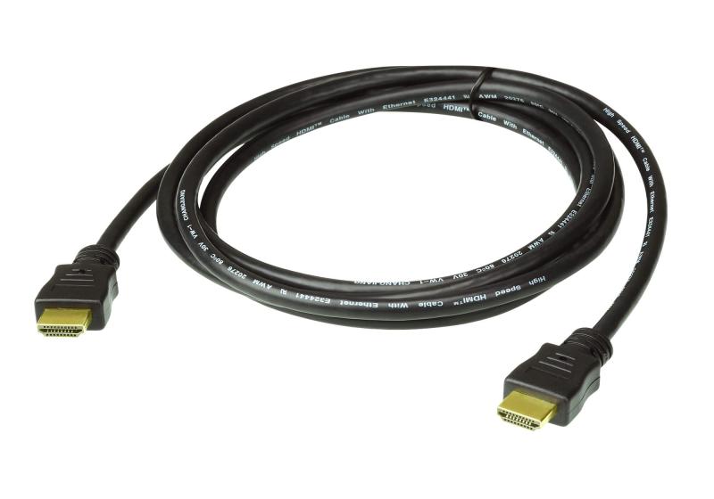 Cablu HDMI 4K60 2.0 Aten 2L-7D02H-1. Lungime cablu: 2 m,