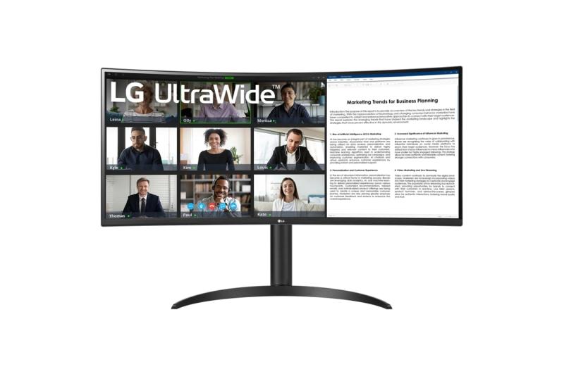 Monitor Consumer LG 34WR55QK-B, 34", 3440 x 1440 pixeli, Black,