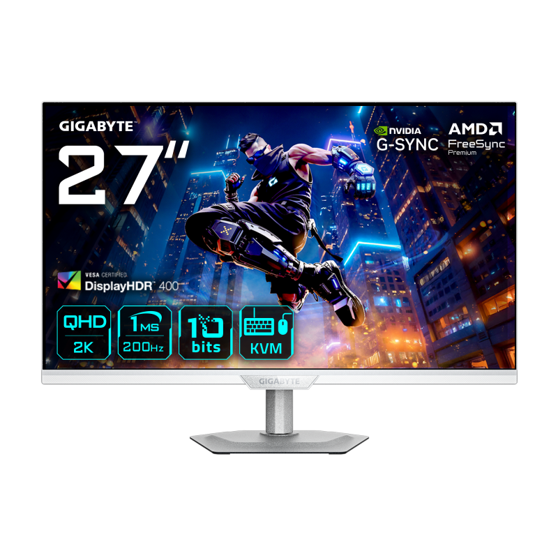 Monitor Consumer GIGABYTE M27Q2 QD ICE, 27", 2560 x 1440