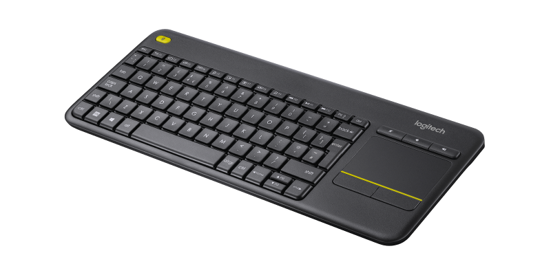 Tastatura Logitech Wireless Touch Keyboard K400 Plus, Wireless, Negru