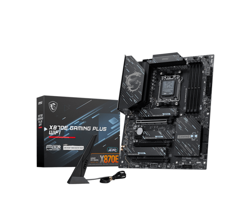 Placa de baza MSI X870E GAMING PLUS WIFI, Socket AM5,