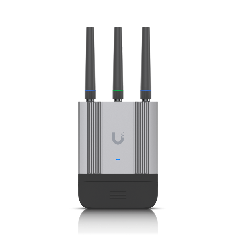 Ubiquiti UMR-Industrial. Router rețea celulară, Negru, Gri, Material carcasă: Aluminiu,