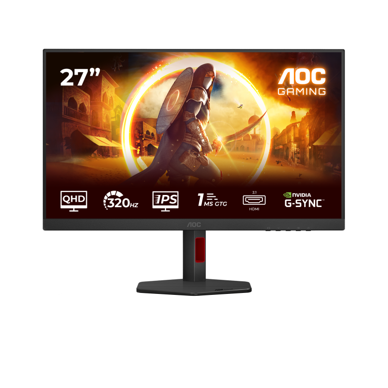 Monitor Gaming AOC Q27G4SRU, 27", 2560 x 1440 pixeli, Black,
