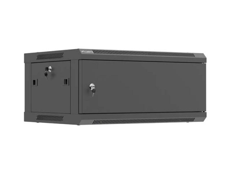 Dulap rack de perete 19", 4U, 600x450 mm, pentru asamblare,