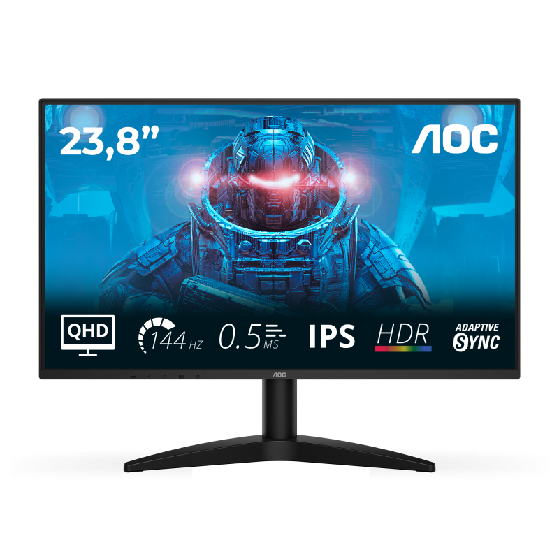 Monitor Gaming AOC Q24B36X, 23.8", 2560 x 1440 pixeli, Black,
