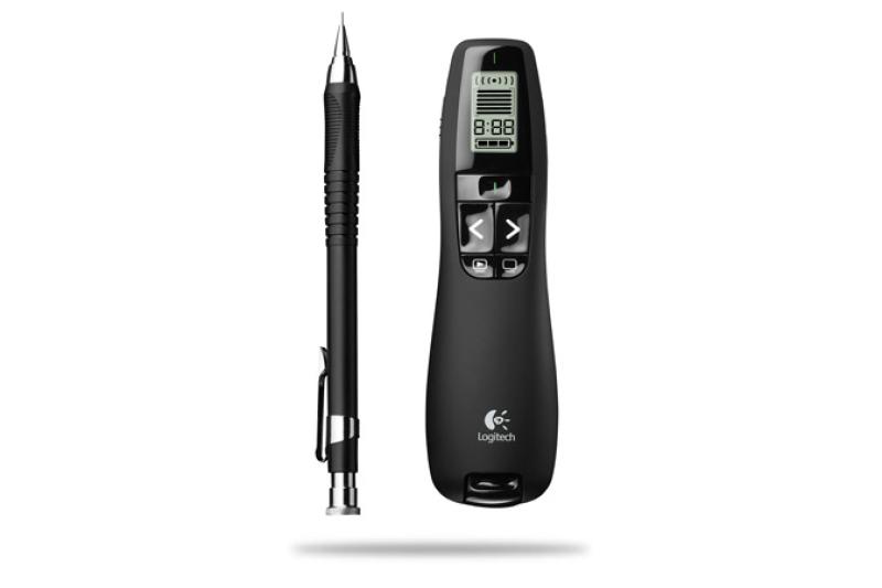 Presenter video Logitech R800 - Wireless, LCD timer, laser pointer