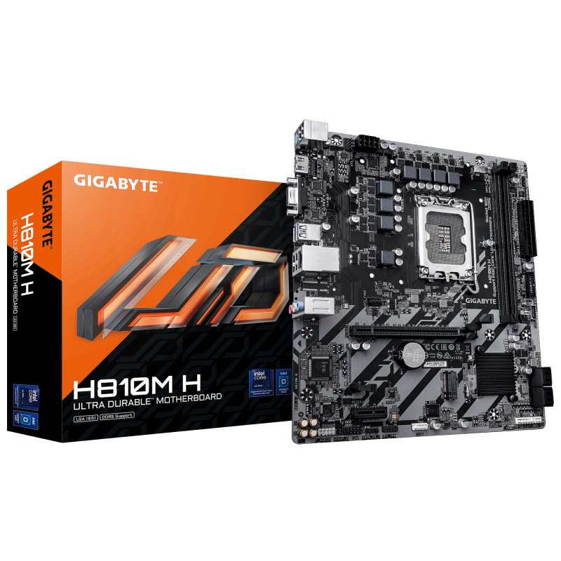 Placa de baza Gigabyte H810M H, Socket 1851, DDR5, Micro-ATX