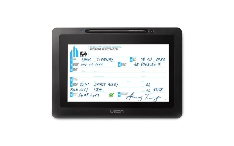 Tableta Grafica WACOM DTU-1031AX, USB, Negru