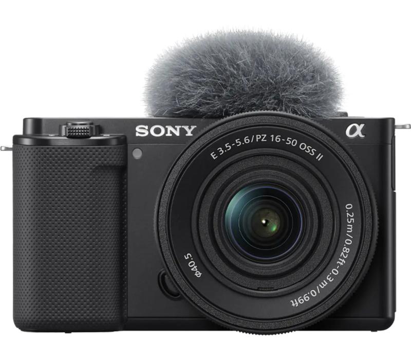 Aparat foto Mirrorless Sony Alpha ZV-E10, 24.2MP, 4K, Negru +