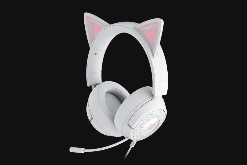 Casti Gaming Head-band Razer Kraken Kitty V3 X, Wired, alb