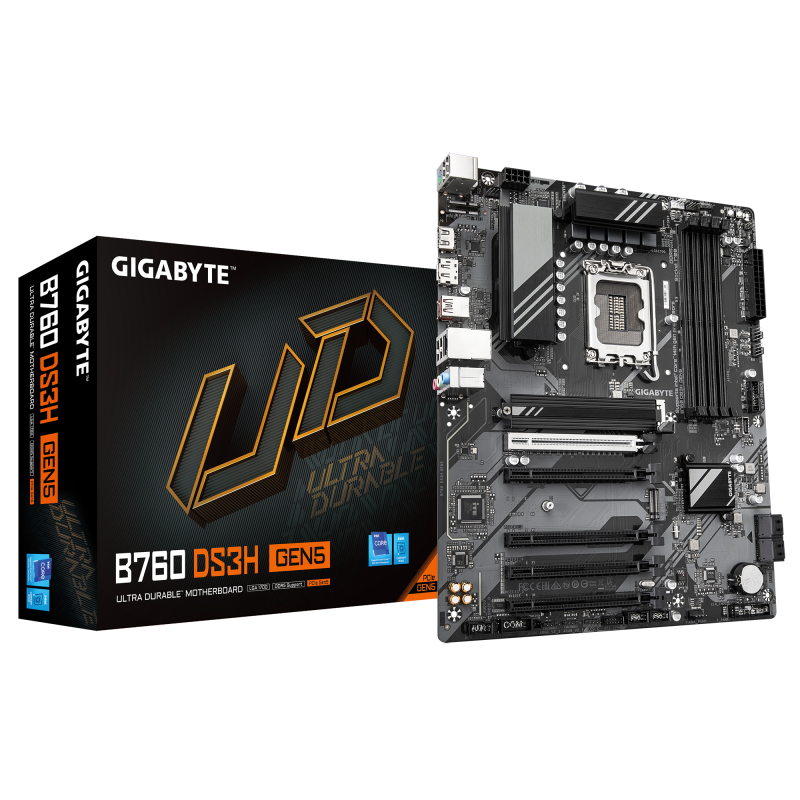 Placa de baza Gigabyte B760 DS3H GEN5, Socket 1700, DDR5,