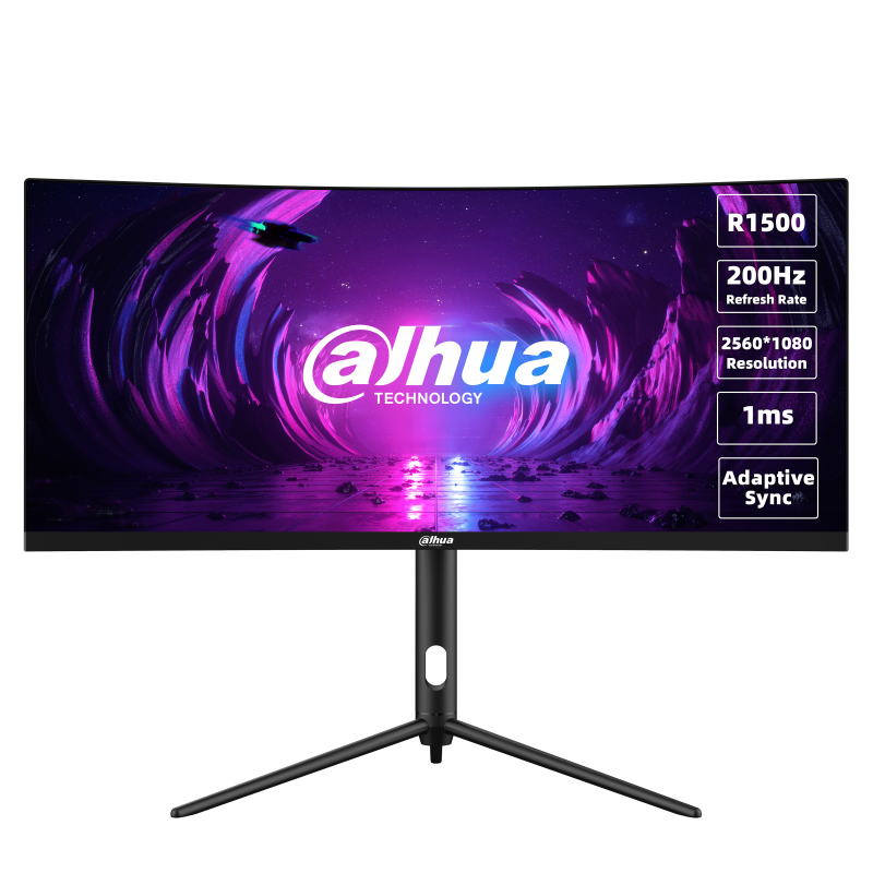 Monitor Gaming Dahua LM30-E330CA, 30", 2560 x 1080 pixeli, Black,