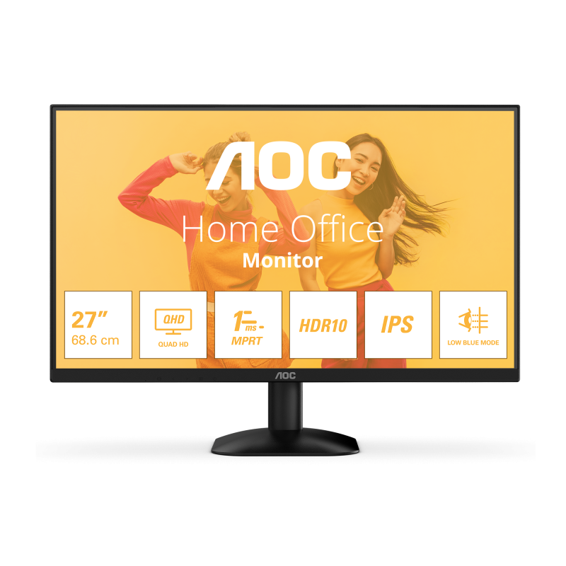 Monitor Consumer AOC Q27B35E, 27", 2560 x 1440 pixeli, Black,