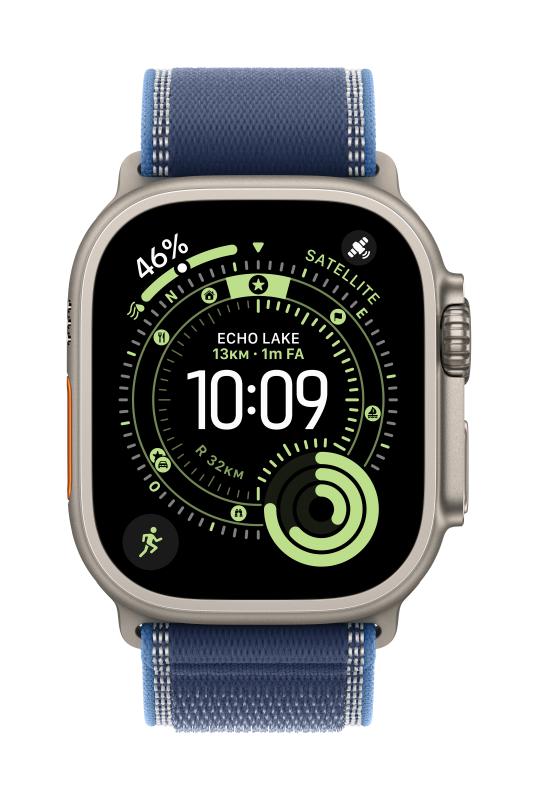 Curea pentru Apple Watch 49mm Blue/Bright Blue Trail Loop - M/L - Natural