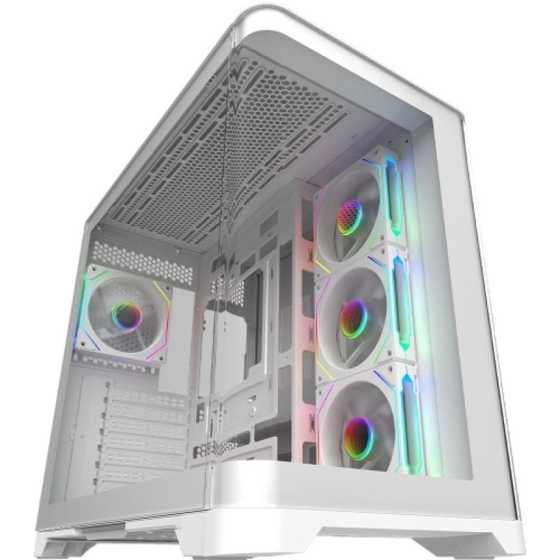 Carcasa AQIRYS Europa, RGB, Mid Tower, White