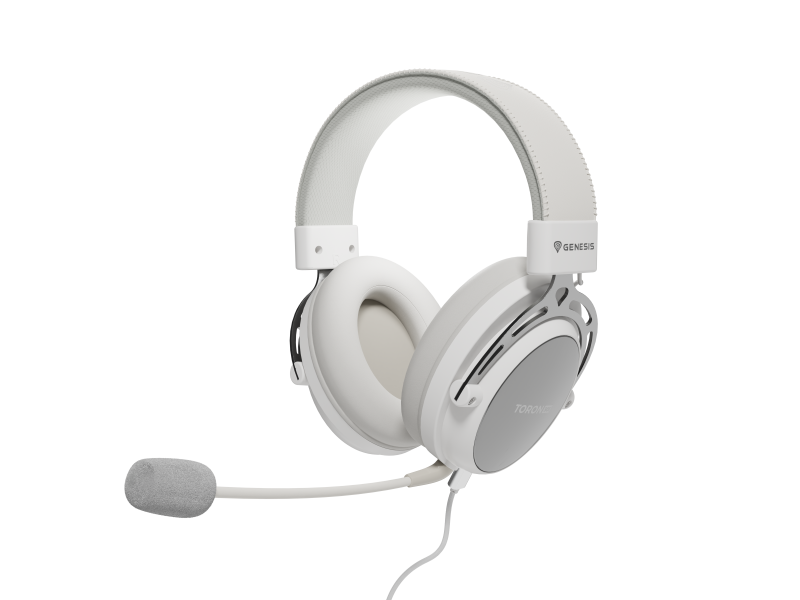 Casti Gaming Head-band GENESIS Toron 301, Wired, Alb