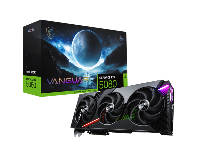 Placa video MSI GEFORCE RTX 5080, 16GB GDDR7, PCI Express