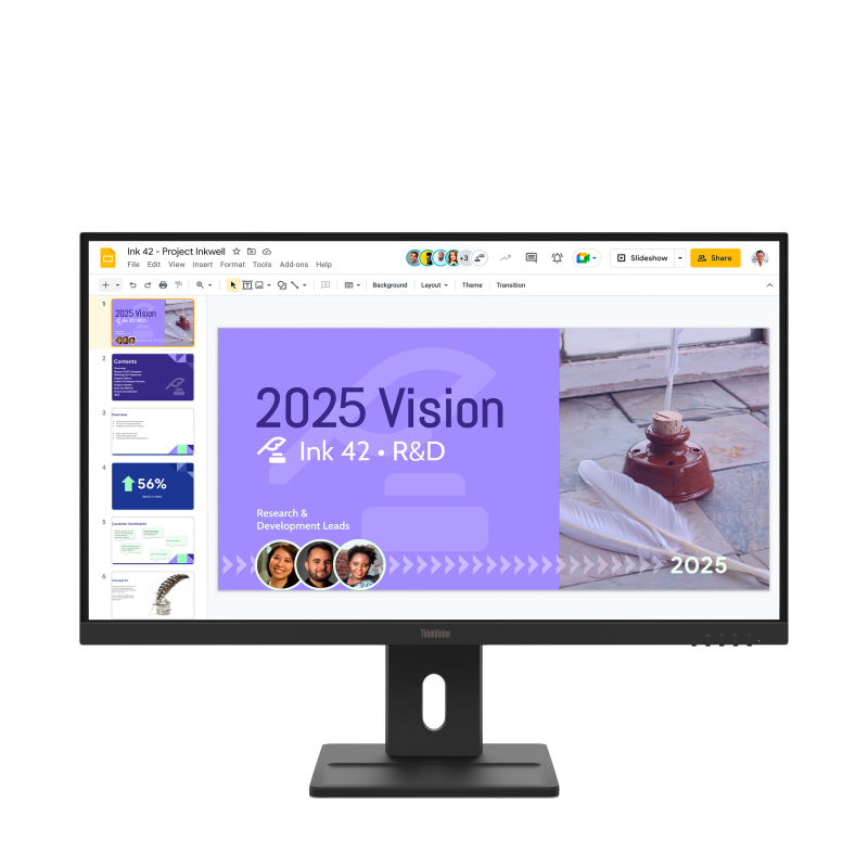 Monitor Commercial Lenovo ThinkVision E27Q-40, 27", 2560 x 1440 pixeli,