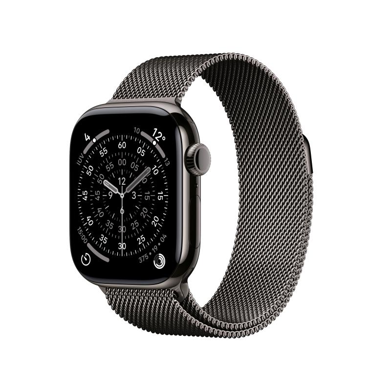 Apple Watch Series 11 GPS + Cellular 42mm Slate Titanium Case with