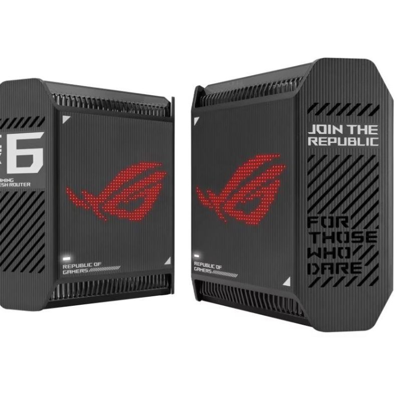 Kit Routere Wireless Asus GT6(B-2-PK)Black, tri-band, WI-FI 6, Standard retea: - imagine 3