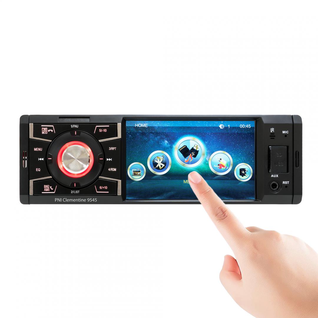 PNI MP5 PLAYER AUTO 1DIN 4" display Clementine 9545,50Wx4, Bluetooth, - imagine 11