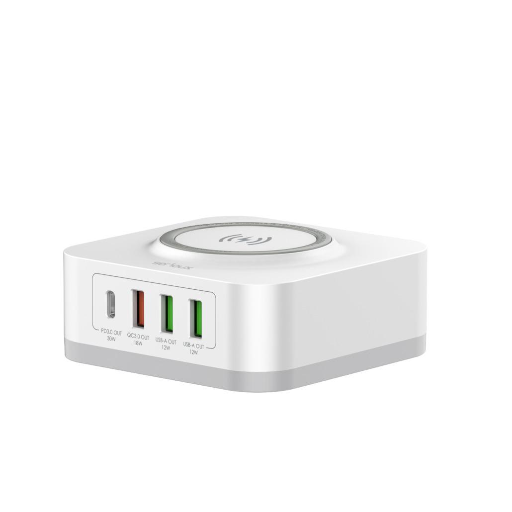 Incarcator retea & wireless Serioux 32W QC, Intrare: AC100-240V 50/60HZ - imagine 3