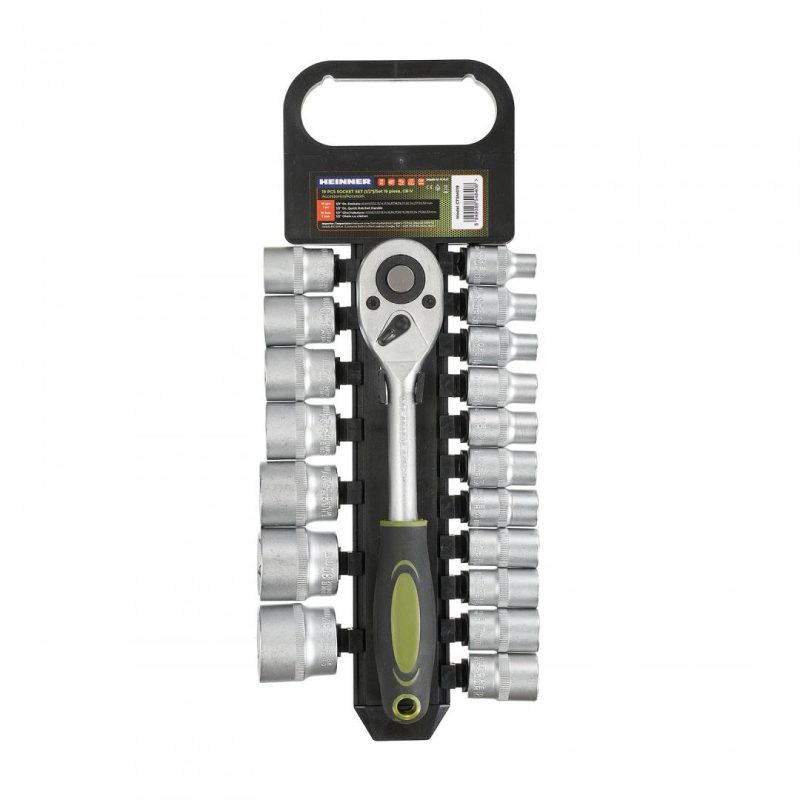HEINNER SET 19 PIESE 1/2" CR-V