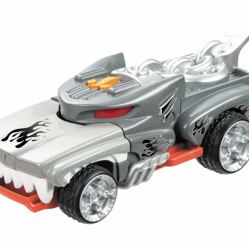 MASINA CU LUMINI SI SUNETE, MONSTER ACTION-HOTWEILER, HOT WHEELS