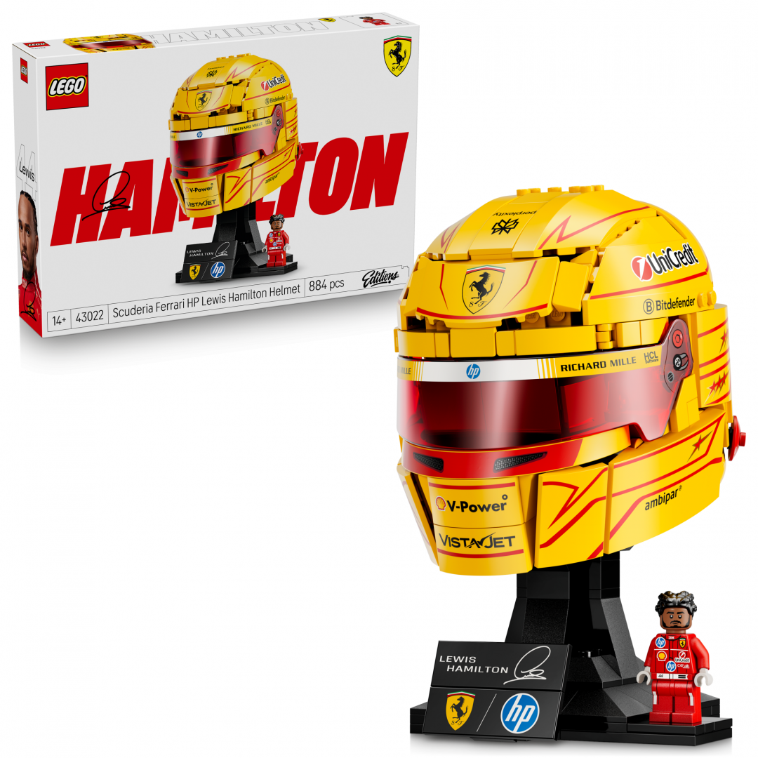 CASCA LUI LEWIS HAMILTON SCUDERIA FERRARI HP LEGO43022 - imagine 3