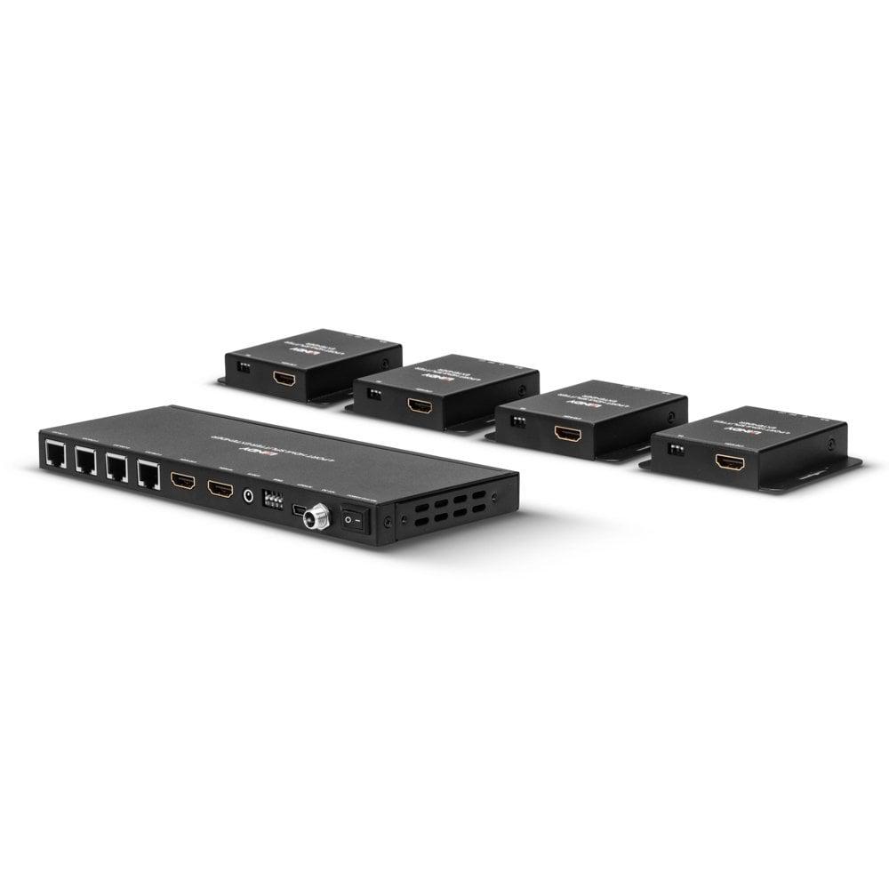 Lindy 50m Cat.6 4 Port HDMI & IR Splitter Extender - imagine 4