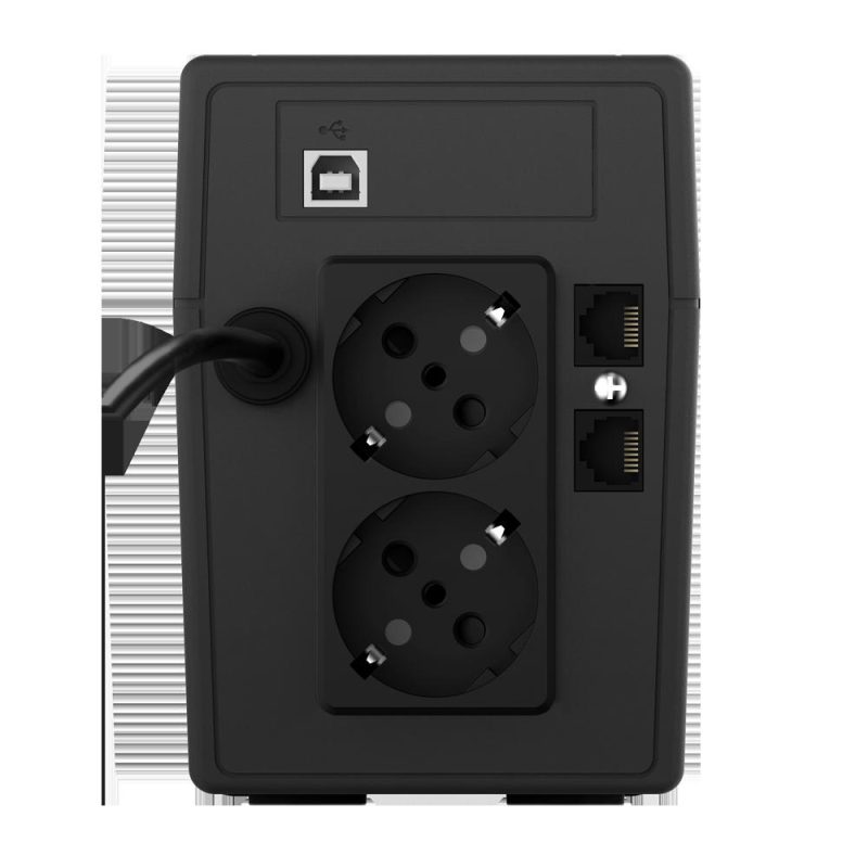 UPS nJoy Cadu 650, 650VA/360W, Afisaj LCD cu ecran tactil,